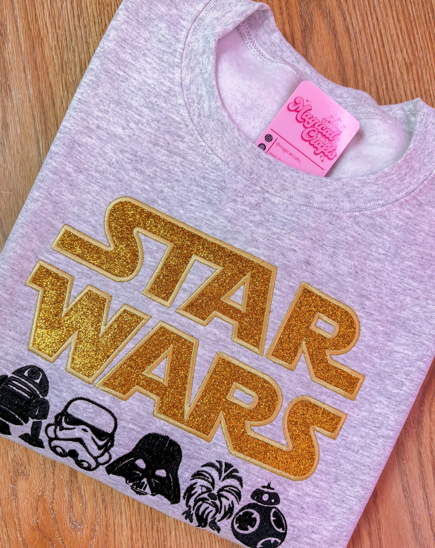 Star Wars Glitter Embroidered Sweatshirt