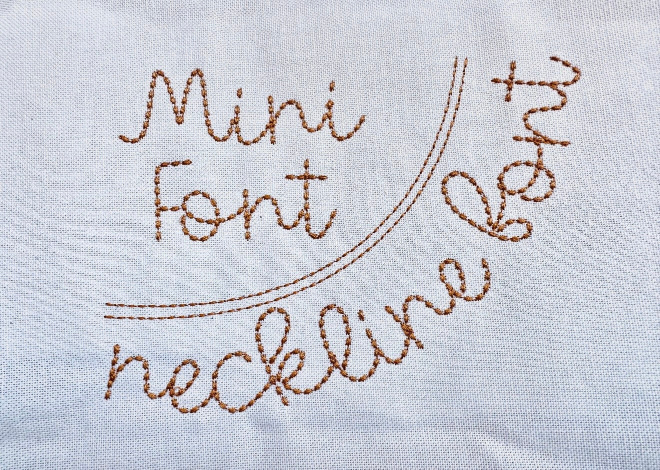 Hand Stitch Style - Neckline Embroidery- Add On