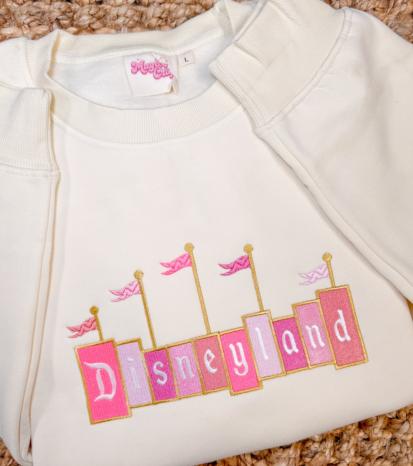 All Pinks Valentines Embroidered Crewneck Sweatshirt