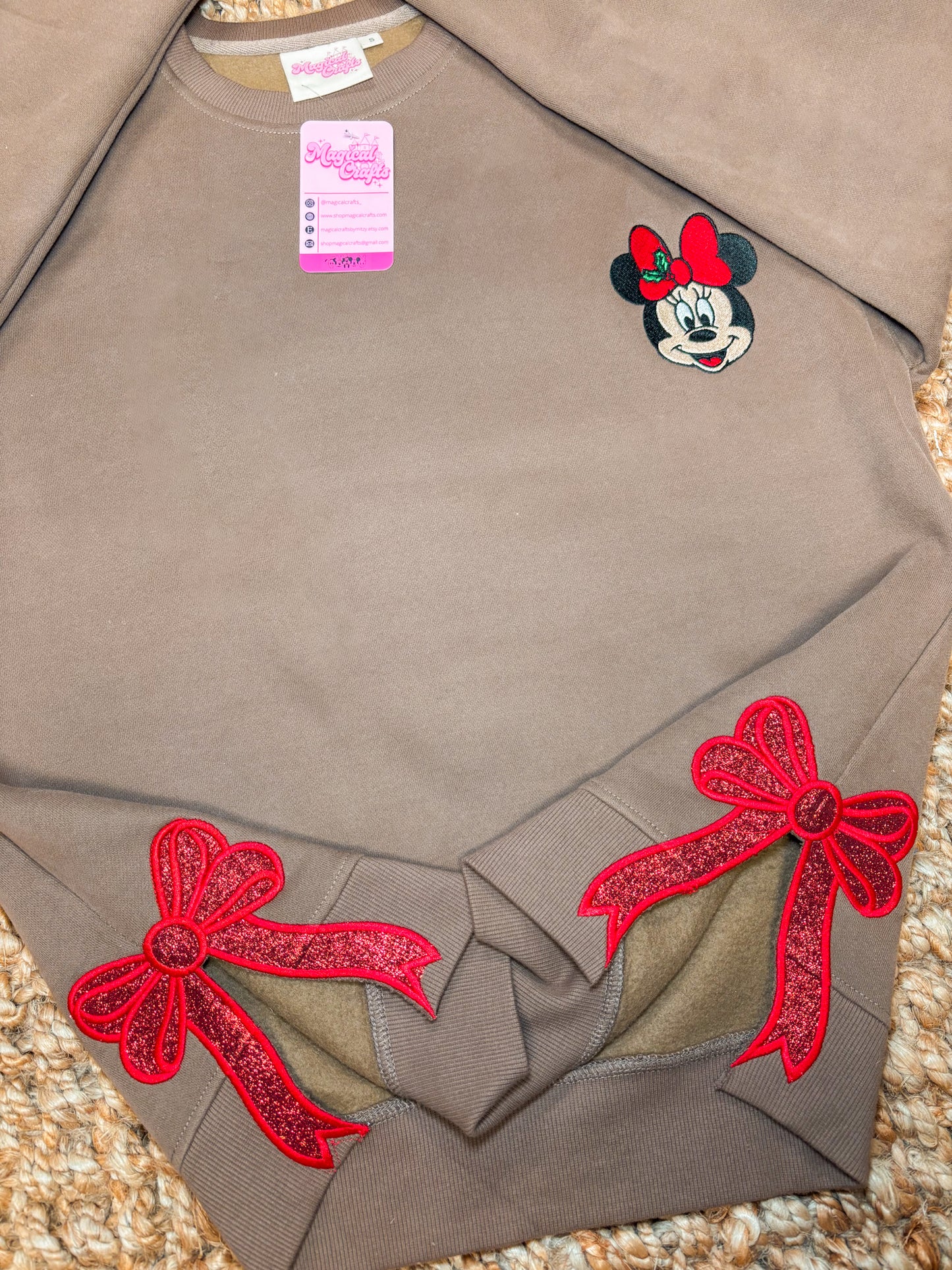 Minnie Face with Side Bows