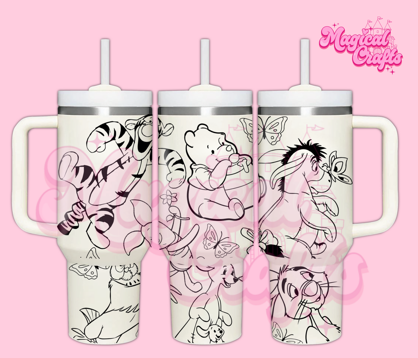 Pooh & Friends Engraved Tumbler