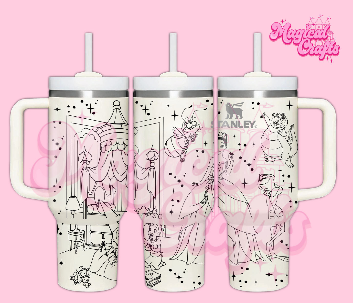 Princess & the Frog Engraved Tumbler