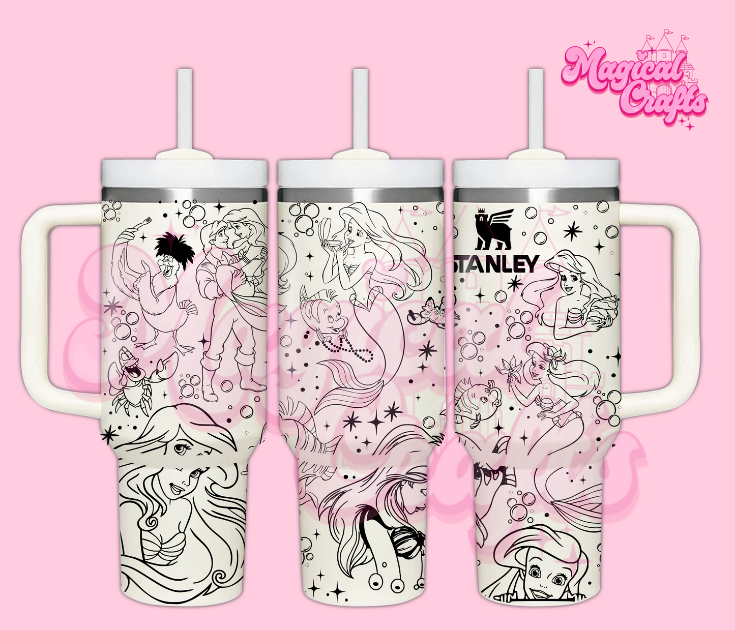 Princess Ariel Engraved Tumbler