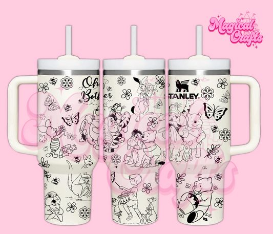 Oh Pooh Engraved Tumbler