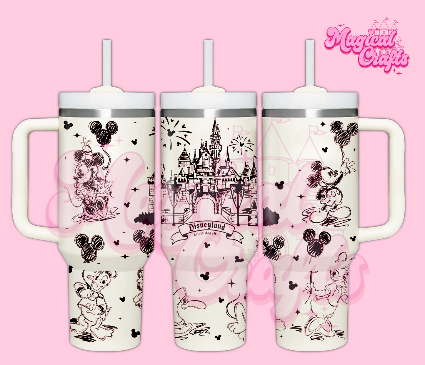 Castle & Friends Engraved Tumbler