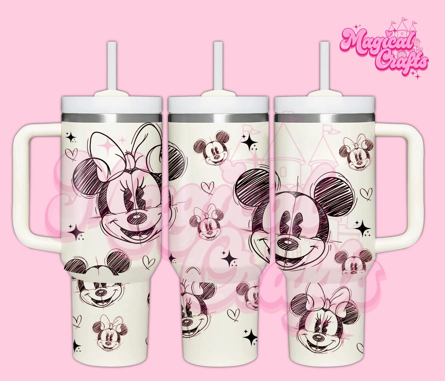 Magical Faces Engraved Tumbler