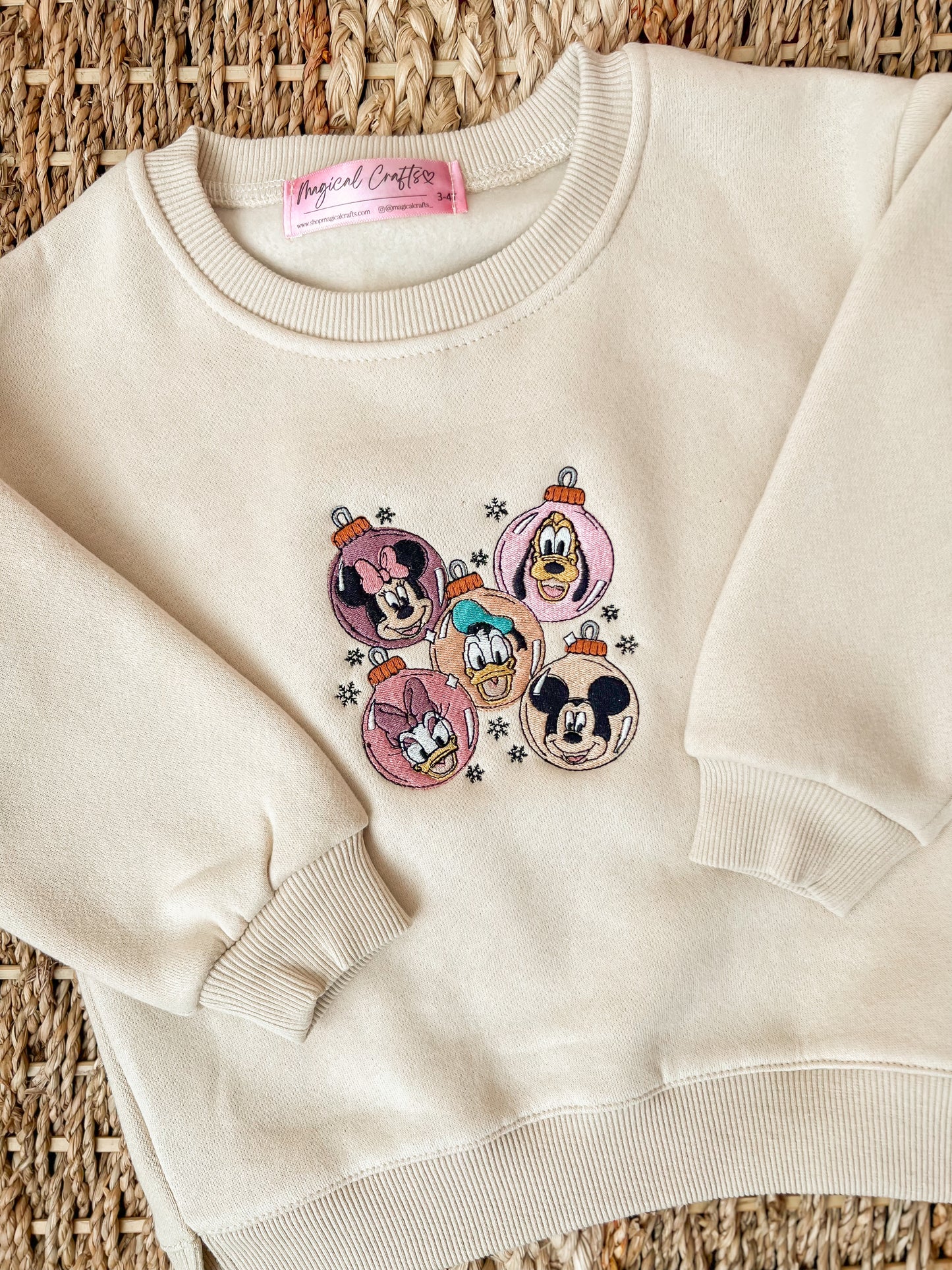 Friends Christmas Embroidered Crewneck - Kid Size