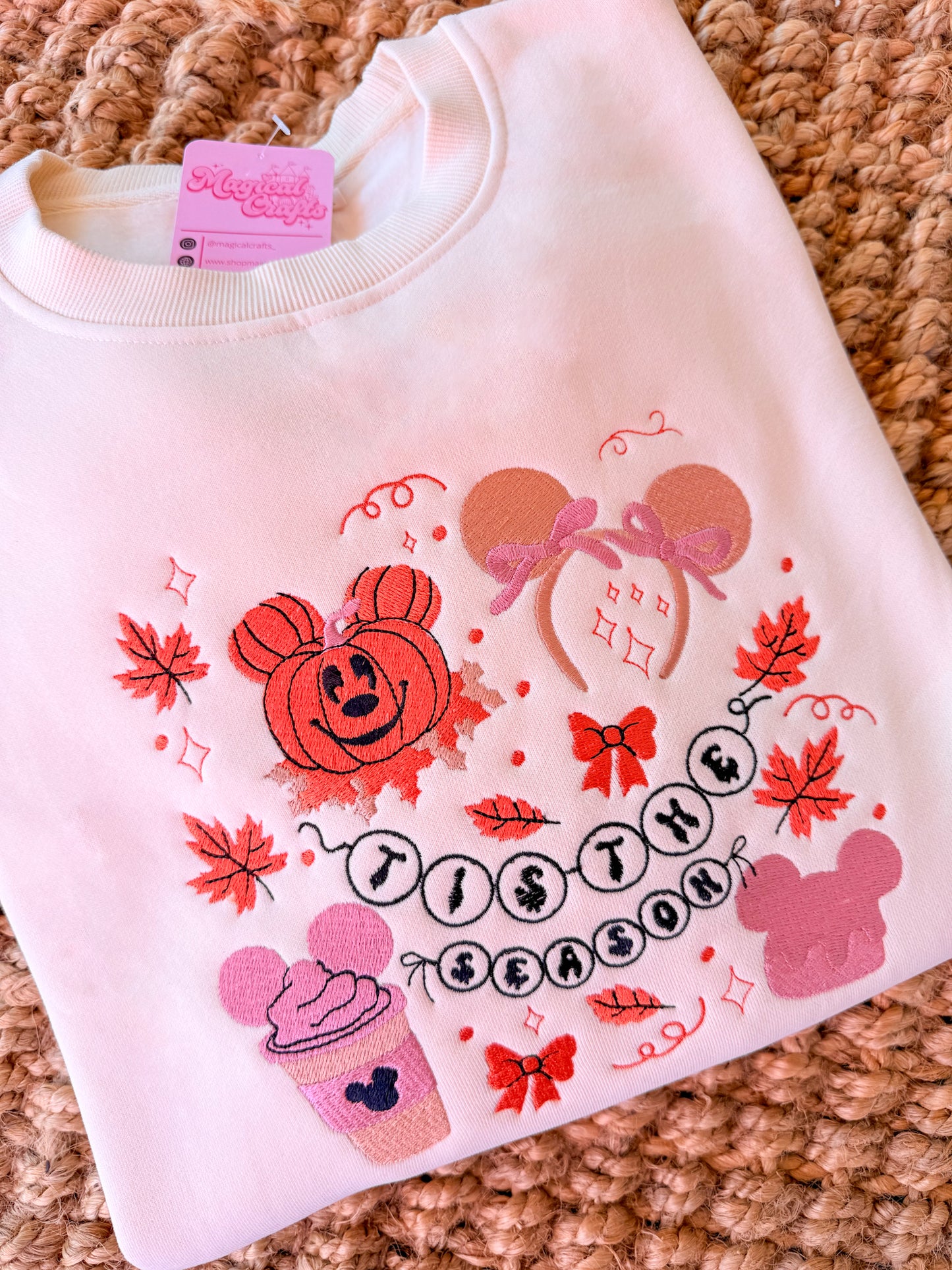 This the Halloween Season Embroidered Crewneck
