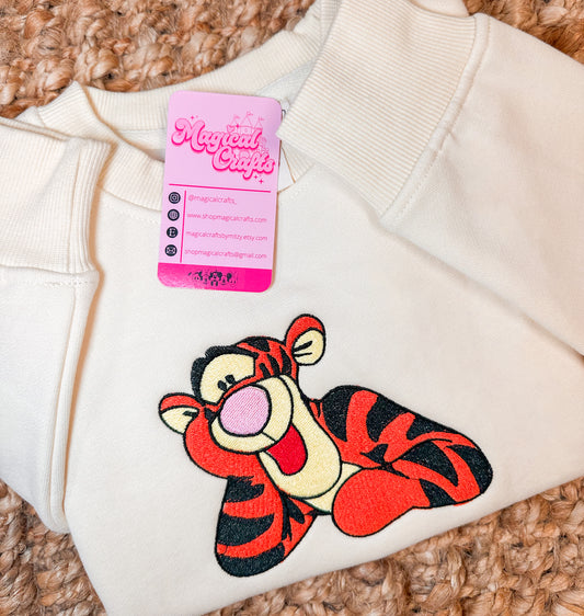 Tigger Embroidered Crewneck - Kid Size