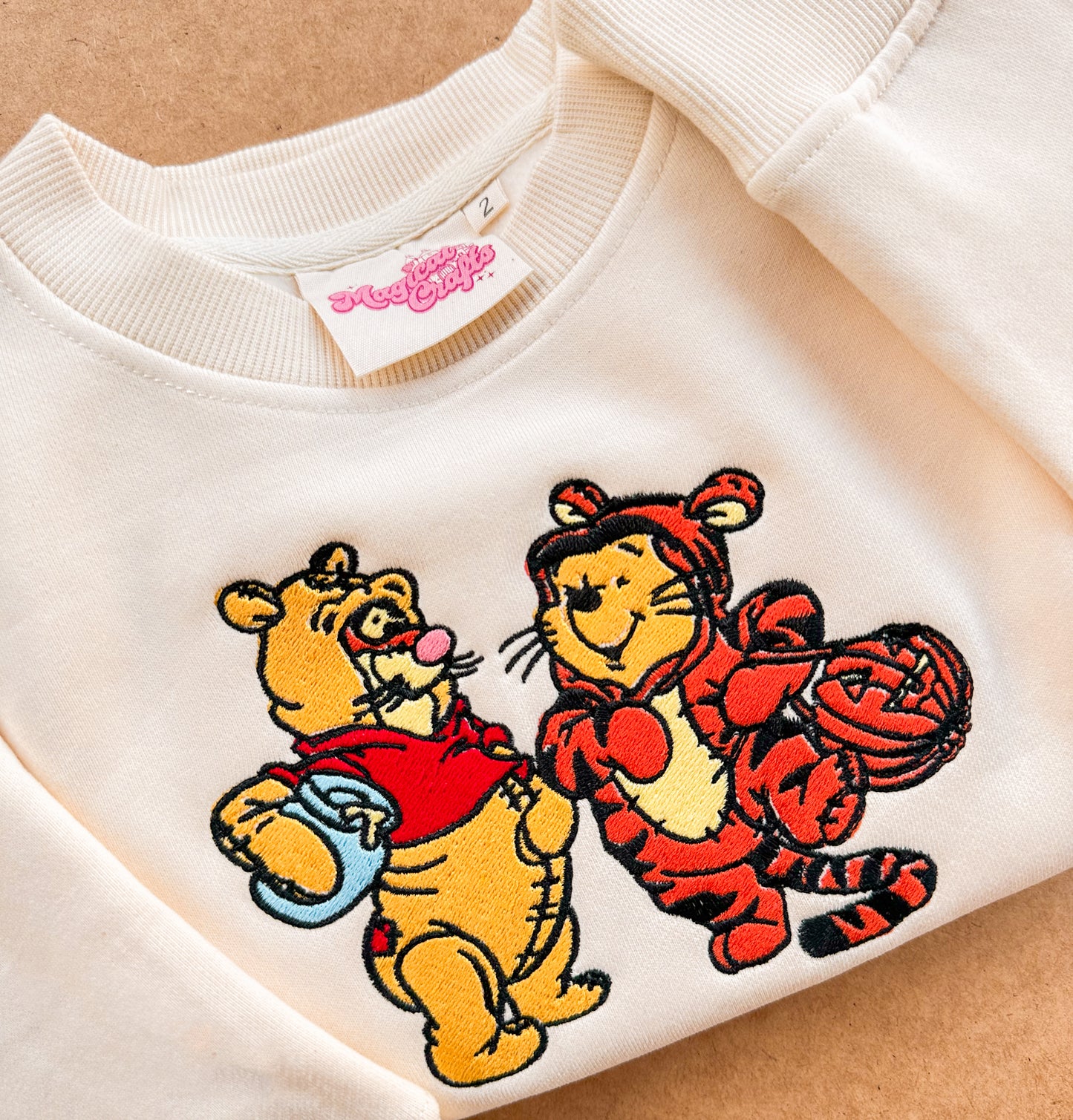 Tig & Pooh Halloween Embroidered Crewneck Sweatshirt - Kid