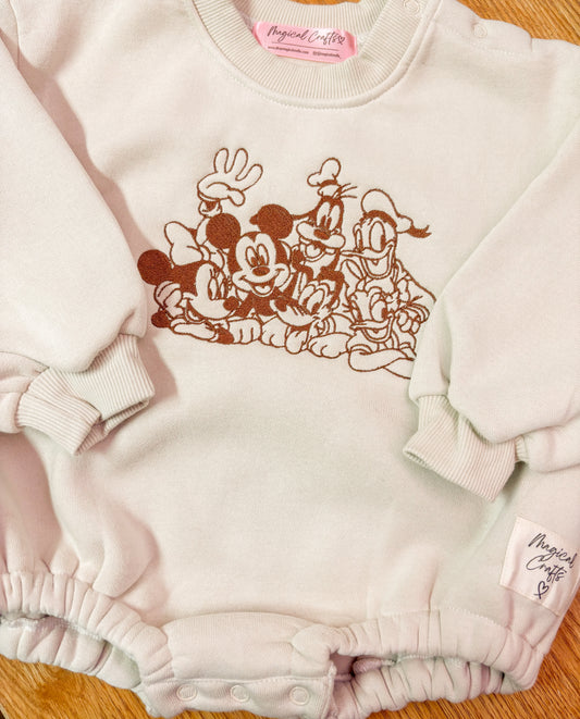 Friends Toddler Baby Neutral Romper/Sweatshirt