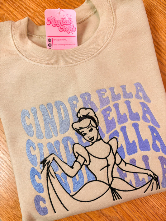 Cinderella Princess Crewneck Sweatshirt