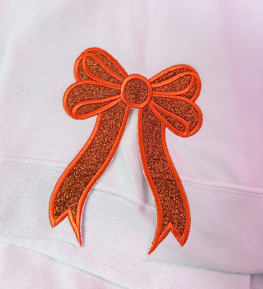 Halloween Glitter Side Bows - Add on
