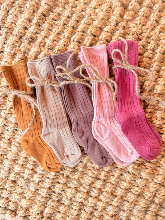 Baby knee high socks