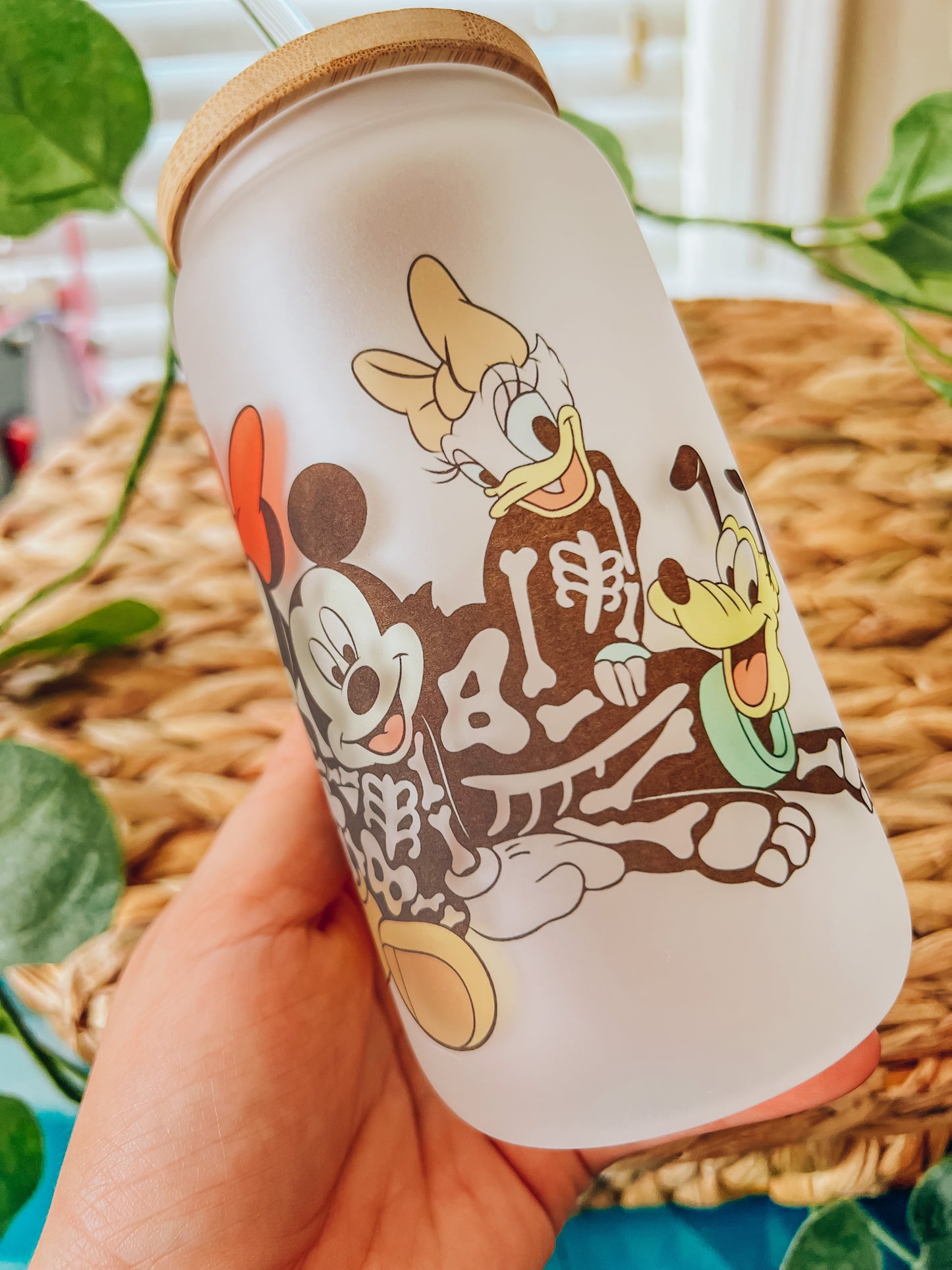 Mickey and friends Halloween Glass Cup