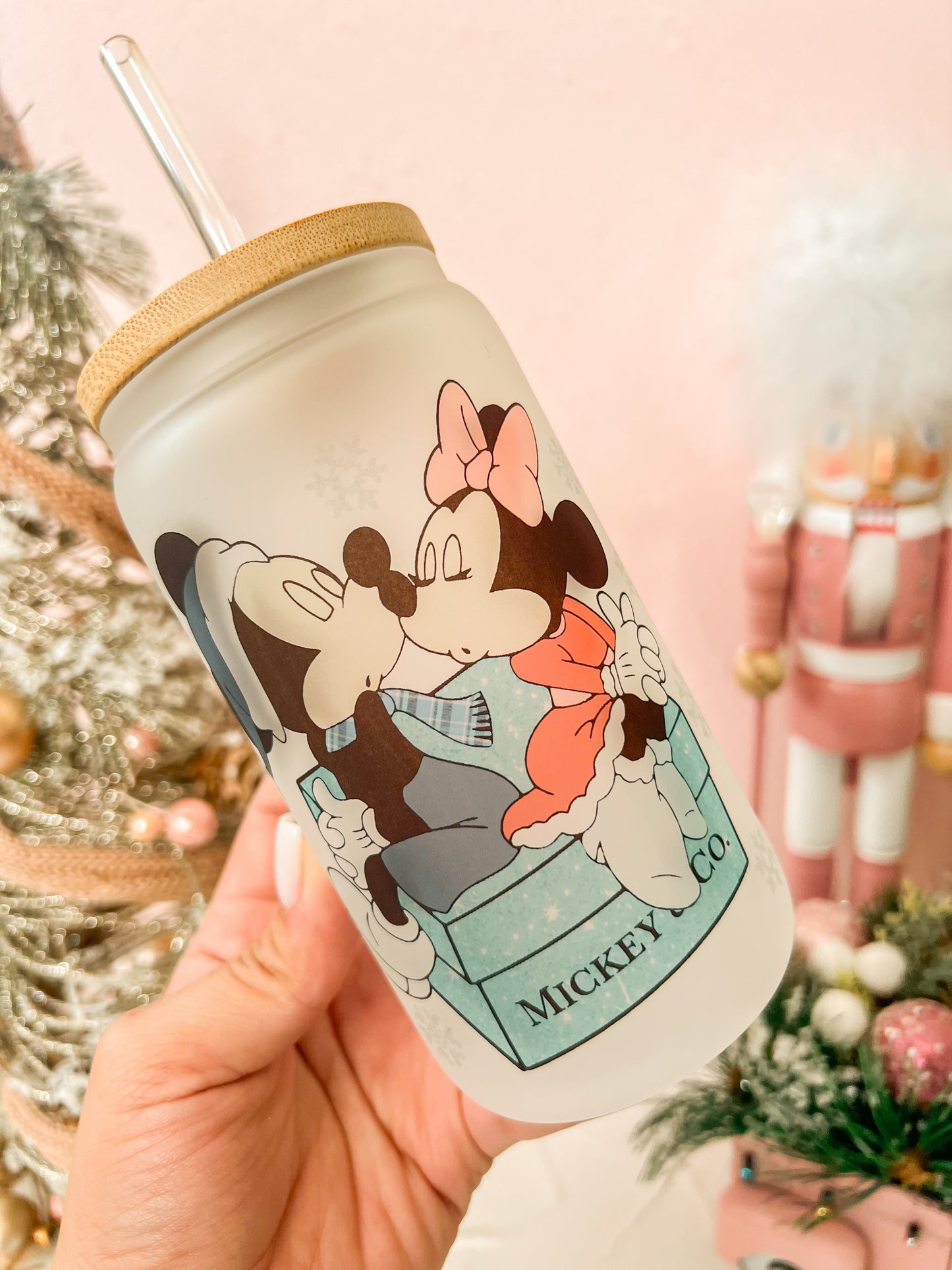 Mr.Mouse & Co. Christmas Glass Cup